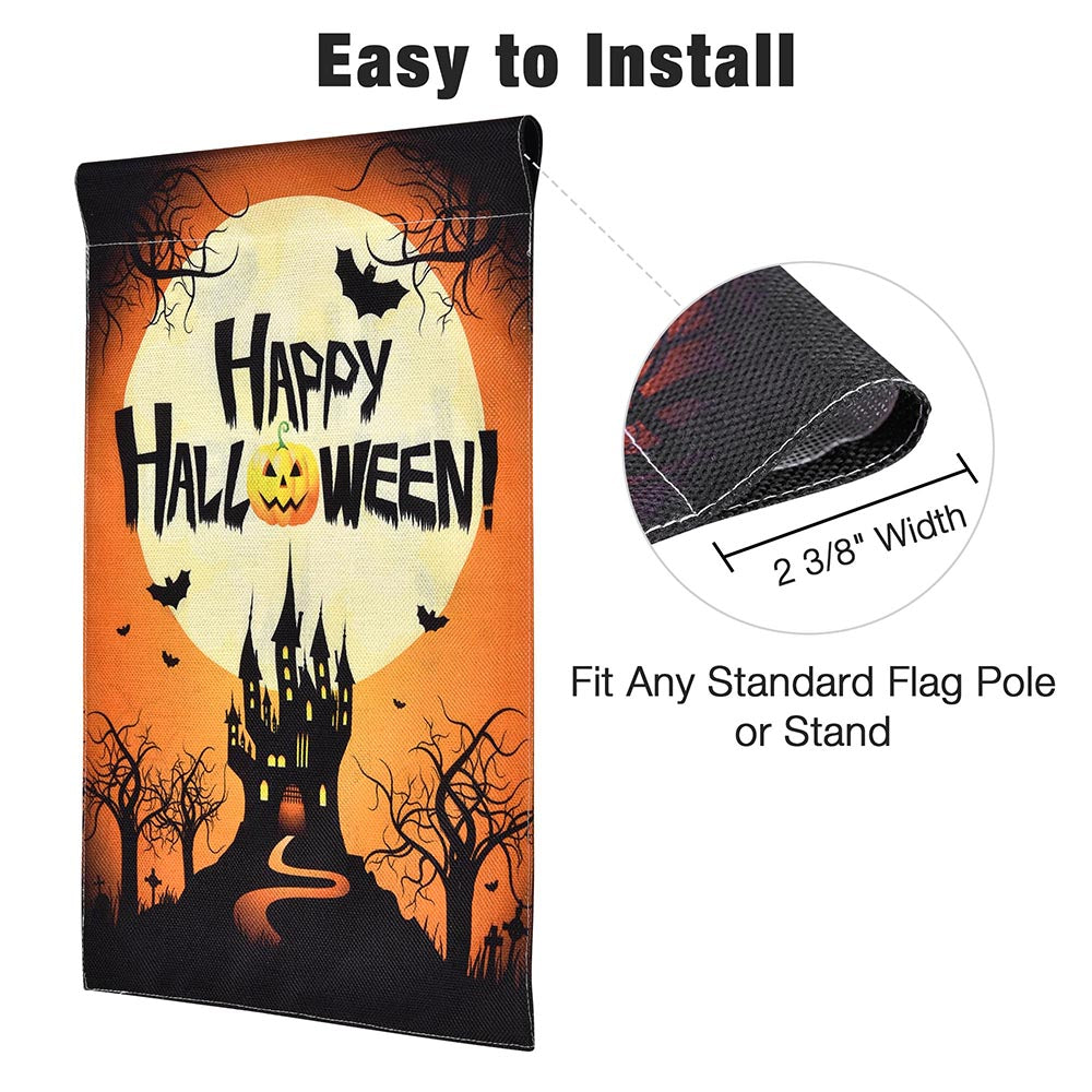 TheLAShop Halloween Flag Garden Yard Decorative Flag 12x18