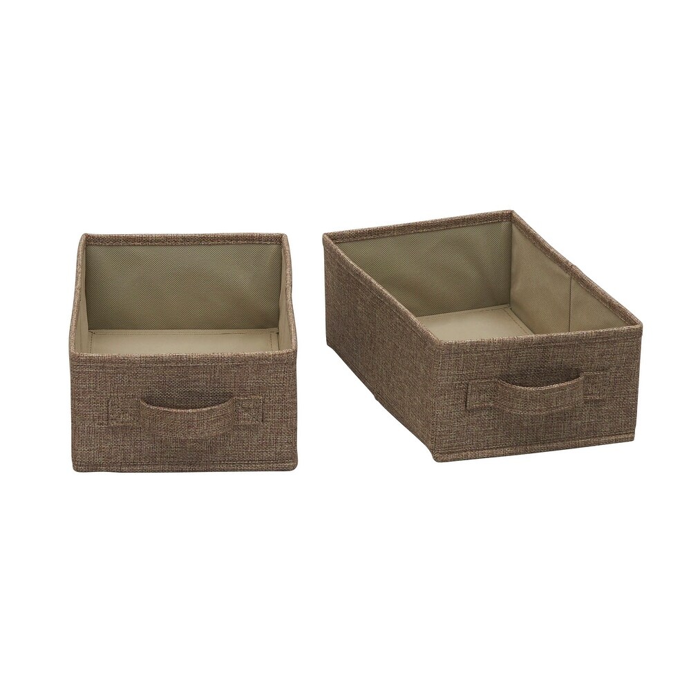 Household Essentials Narrow Closet Linen Organizer Drawers  2 Pack