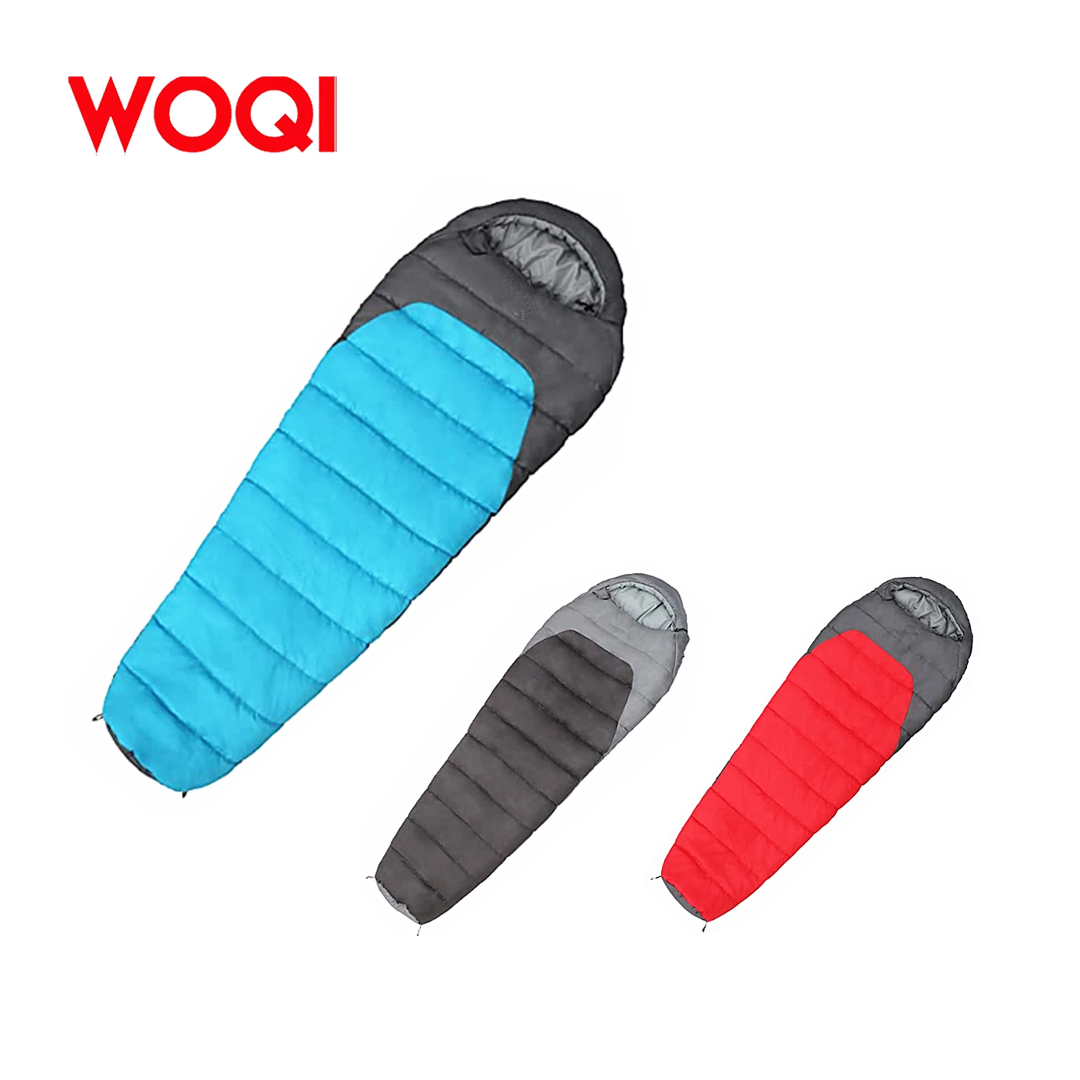 Woqi Winter camping Lightweight Sleep Bags Cotton Hollow 5 20 Degree sleeping bags for Kids Adults