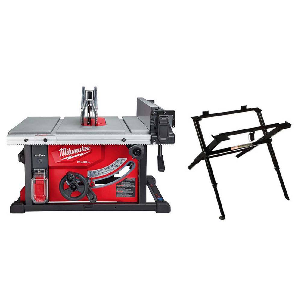 MW M18 FUEL ONE-KEY 18-Volt Lithium-Ion Brushless Cordless 8-14 in. Table Saw W Table Saw Stand (Tool Only) 2736-20-48-08-0561