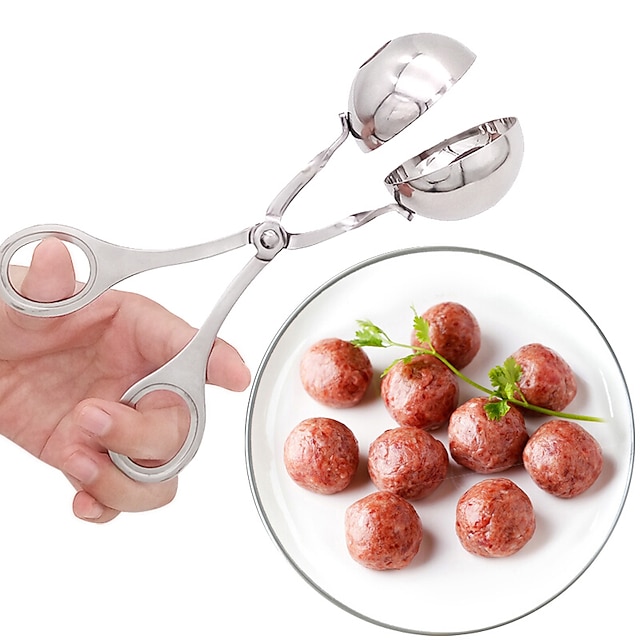 Meatball Maker Clip Spoon Stainless Steel Meatballs Mold Fried Fish DIY Meatballs Making Kitchen Cooking Accessories