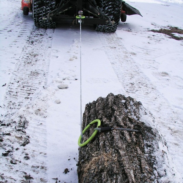 Timber Tuff Tmw 38 Atv And Utv Heavy Duty Log Lumber Choker Cable With Tow Rings