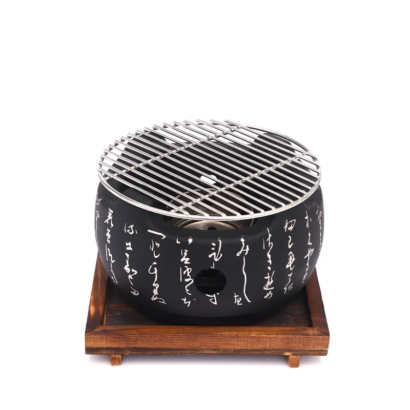 Japanese Bbq  Charcoal Grill Food Carbon Furnace Barbecue Mini Stove Cooking Oven Household Barbecue Desk Alcohol Grill