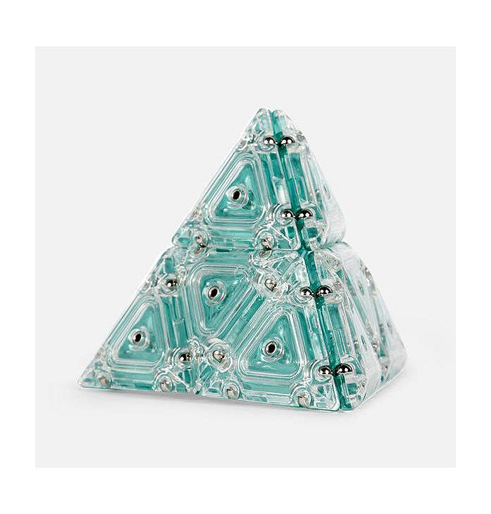 Speks Aqua Pyramid Magnetic Triangles Set of 12 Fidget and Building Toy