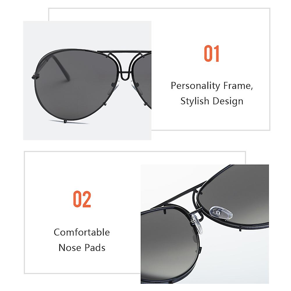 Vintage Fashion Sunglasses Metal Frame Sun Glasses Retro Eyewear Shades Uv400 Protection Glasses For Men And Women  Style 6