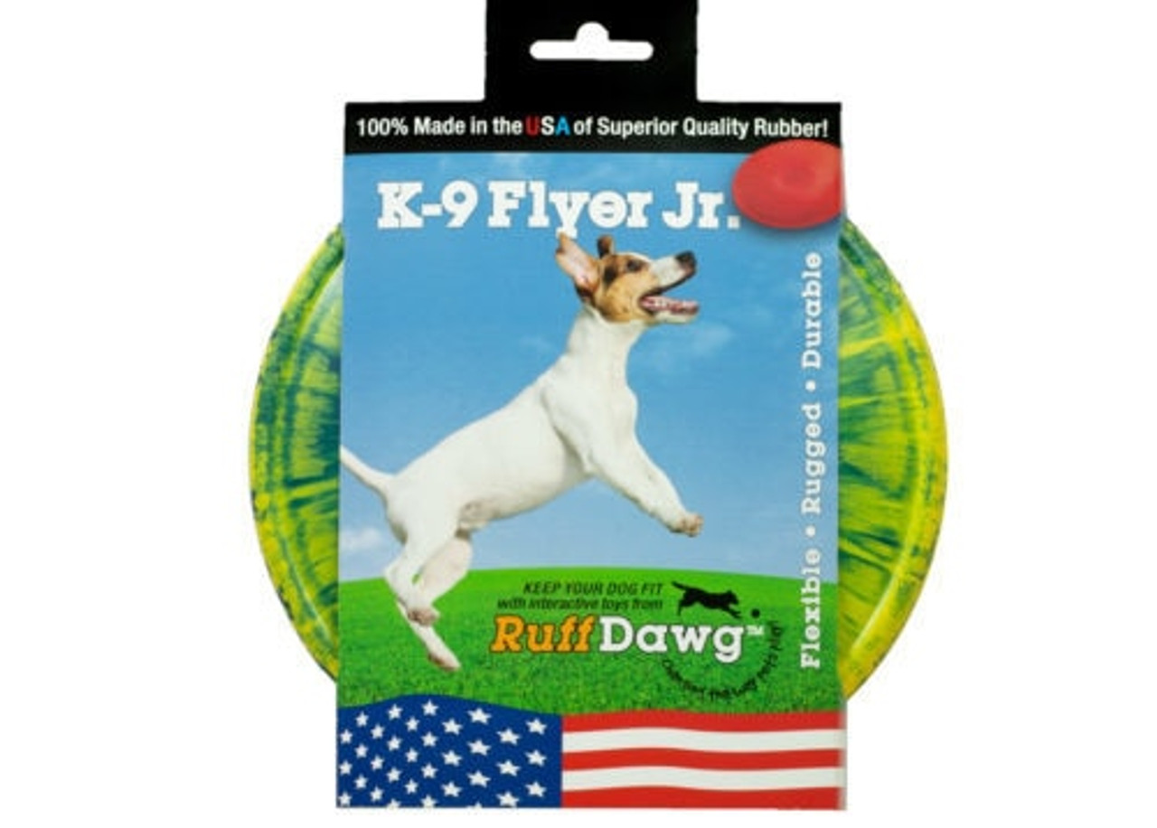 RuffDawg Rubber K9 Flyer Retrieving Dog Toy