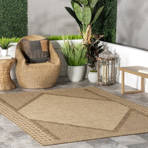 Nuloom Shawn Bold Diamond Indoor outdoor Area Rug