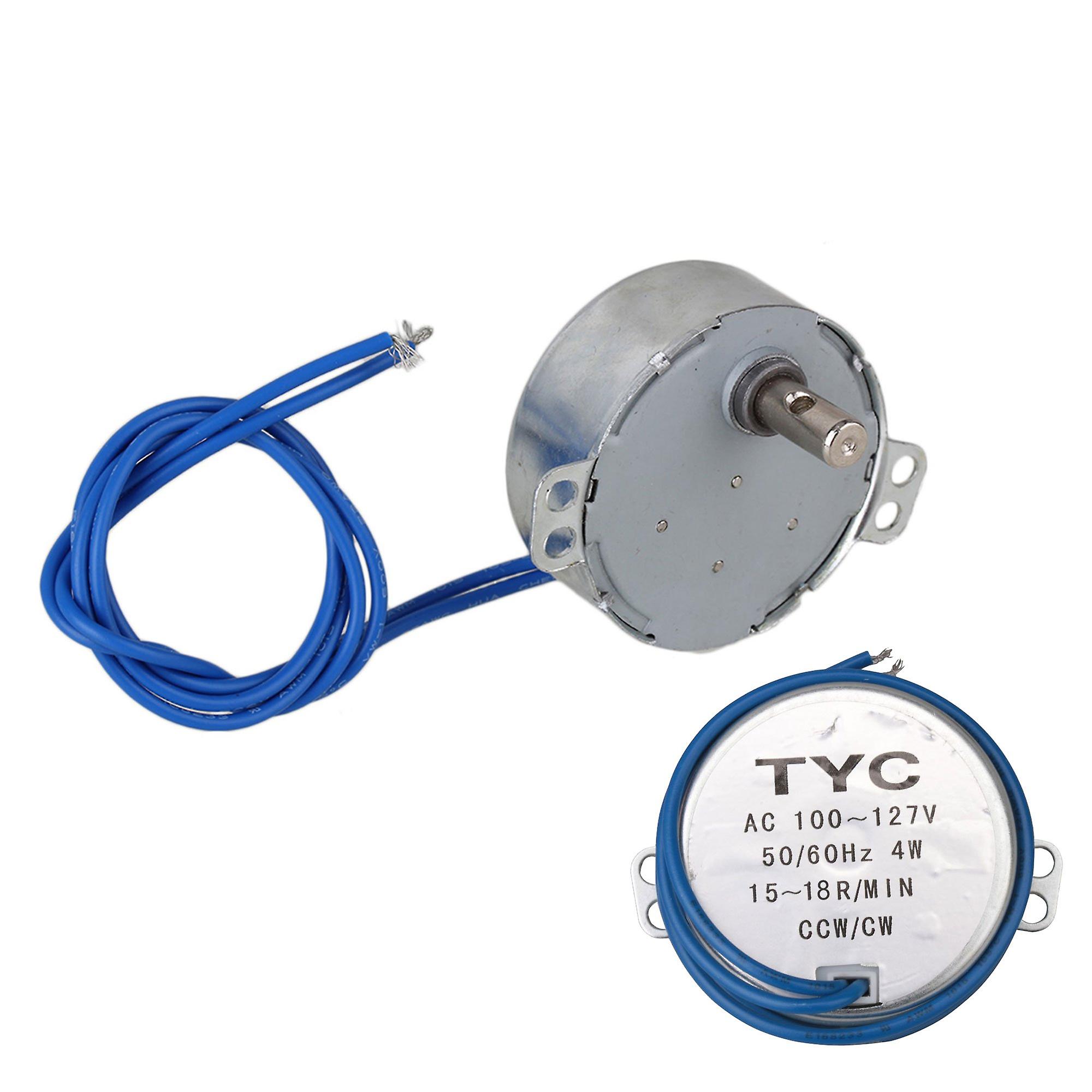 TYC-50 Synchronous Motor AC 100-127V 15-18 RPM 4W 1.5Kgf.cm Torque CCW/CW