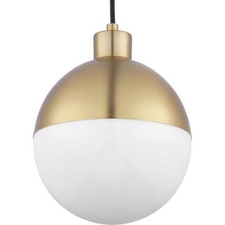 Progress Lighting Globe 9-Watt Brushed Bronze Integrated LED Pendant P500147-109-30