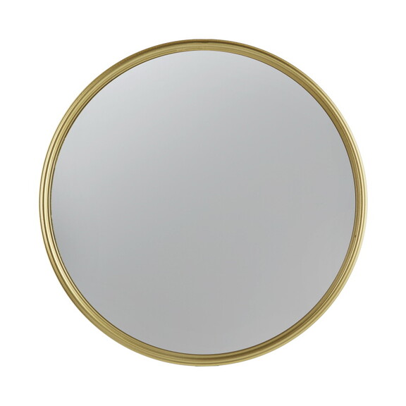 D11 Gold Round Mirror  Circle Mirror with Iron Fr...