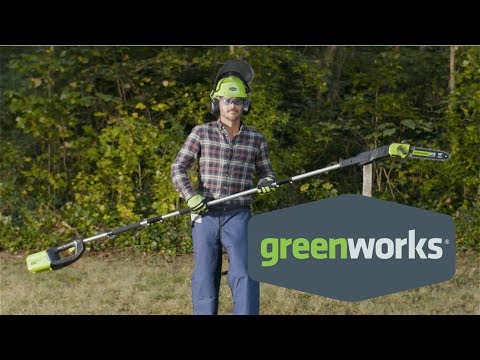 80V 10-Inch Cordless Brushless Pole Saw | Greenworks Tools