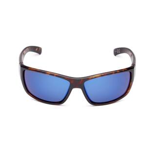 Flying Fisherman Matecumbe Polarized Sunglasses Tortoise Frame with Smoke Blue Mirror Lens 7701TSB