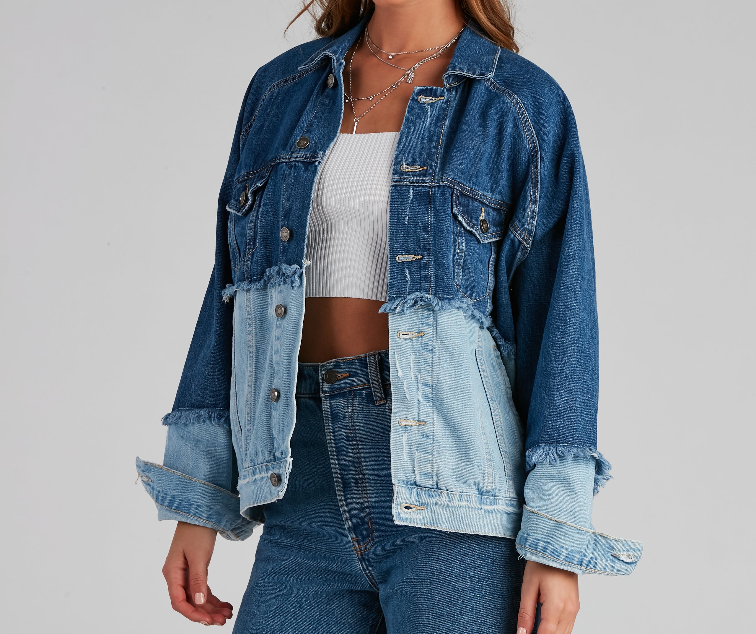 Effortless Trendsetter Denim Jacket