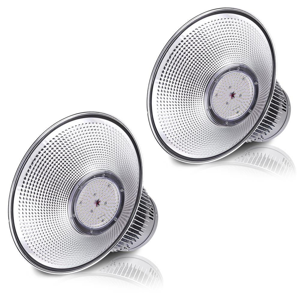 DELight 2Pcs LED High Bay Lights 150W Comml. Warehouse Lighting