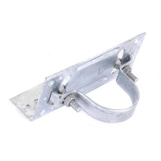 Everbilt Chain Link Fence Adjustable 2-38 in. Galvanized Steel Wood-Adaptor Clamp 328598EB