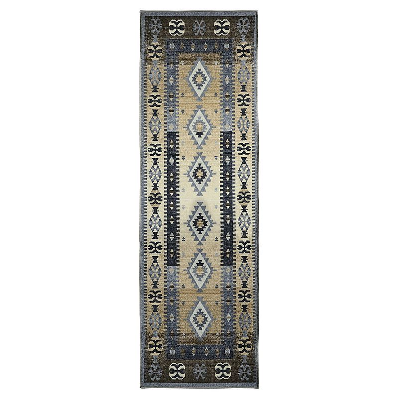 Superior Motega Aztec Non-Slip Indoor Area Rug or Runner