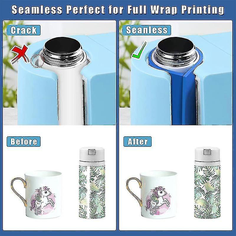 Sublimation Tumblers Wrap Accessories， 3 Thicknesses Silicone Sublimation Wrap Blanks Products For