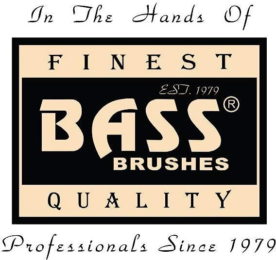 Bass Brushes Shine and Condition Pet Brush， Bamboo-Dark Finish