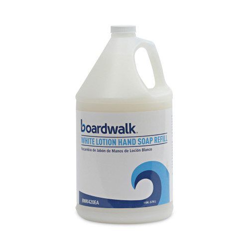 Boardwalk Mild Cleansing Lotion Soap， Cherry Scent， Liquid， 1 gal Bottle， 4/Carton (420CT)