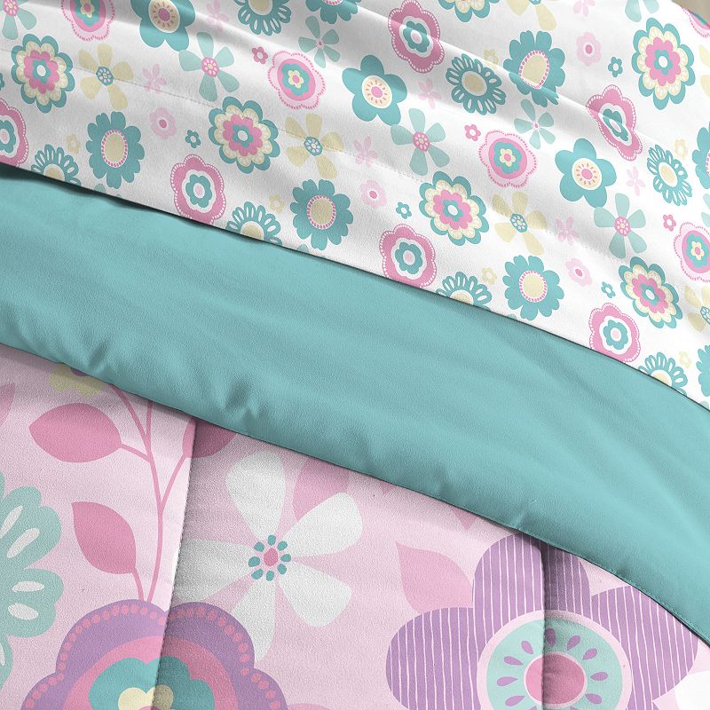 Dream Factory Fantasia Floral Comforter Set with Shams