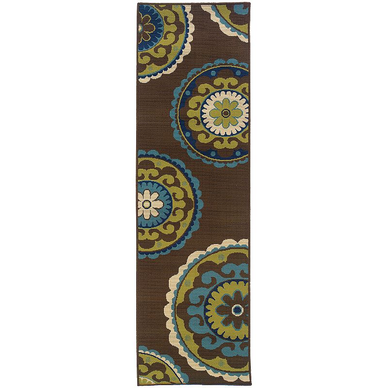 StyleHaven Cayman Medallion Indoor Outdoor Rug