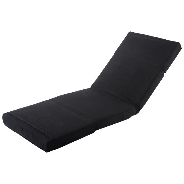 Tangkula Fold Down Chair Convertible Couch Grayblack