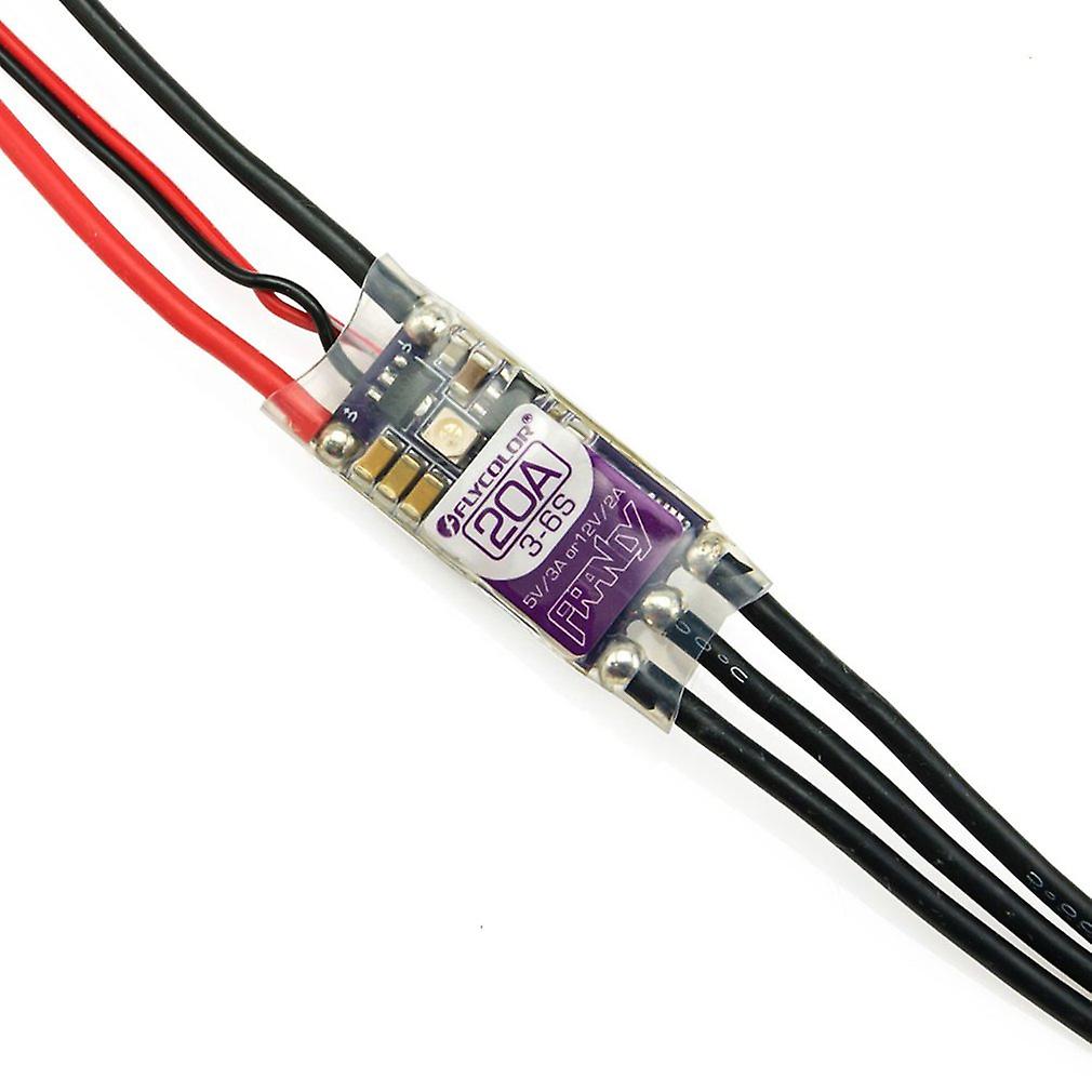 Flycolor Francy Blheli_32 Dshot1200 20a 30a 40a 50a 3-6s Brushless Esc Bec With Led For Rc Fixed Wing Aircraft Drone