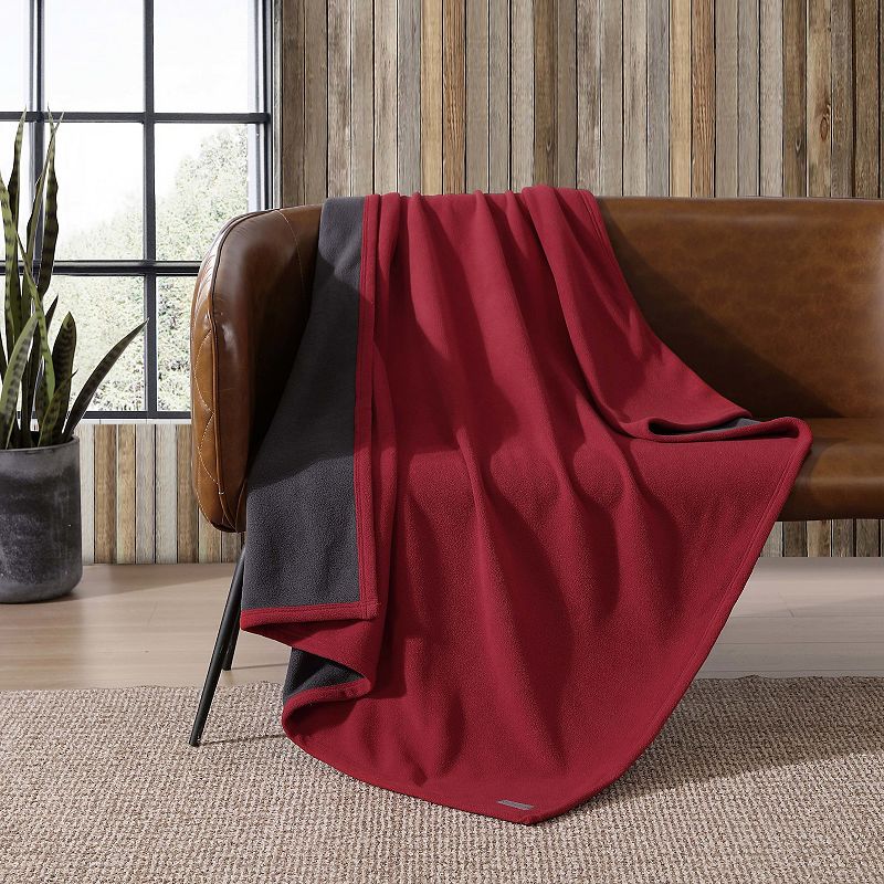 Eddie Bauer Reversible Solid Throw