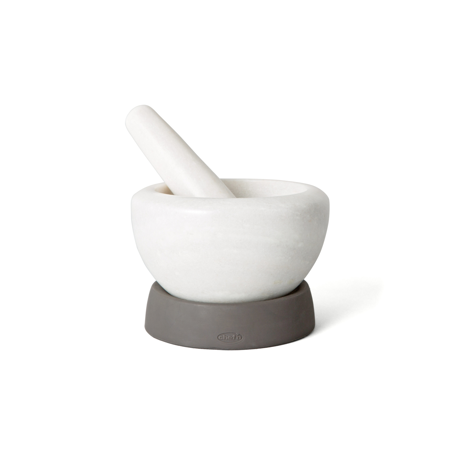 Chefn White/Gray Silicone Mortar and Pestle