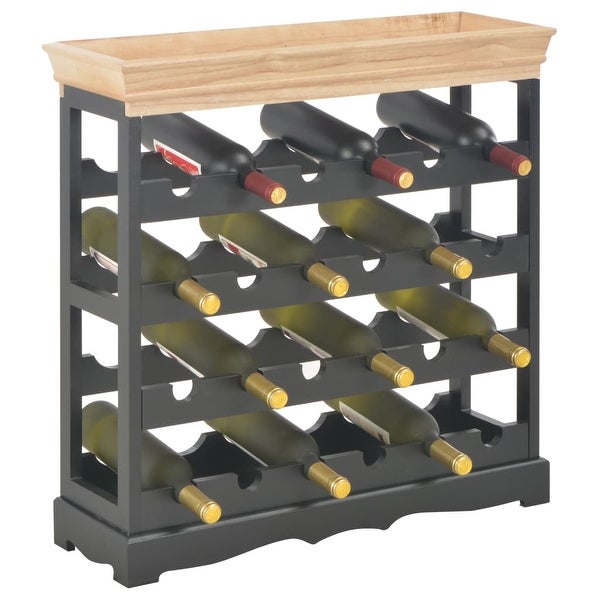 Wine Cabinet Black 27.6