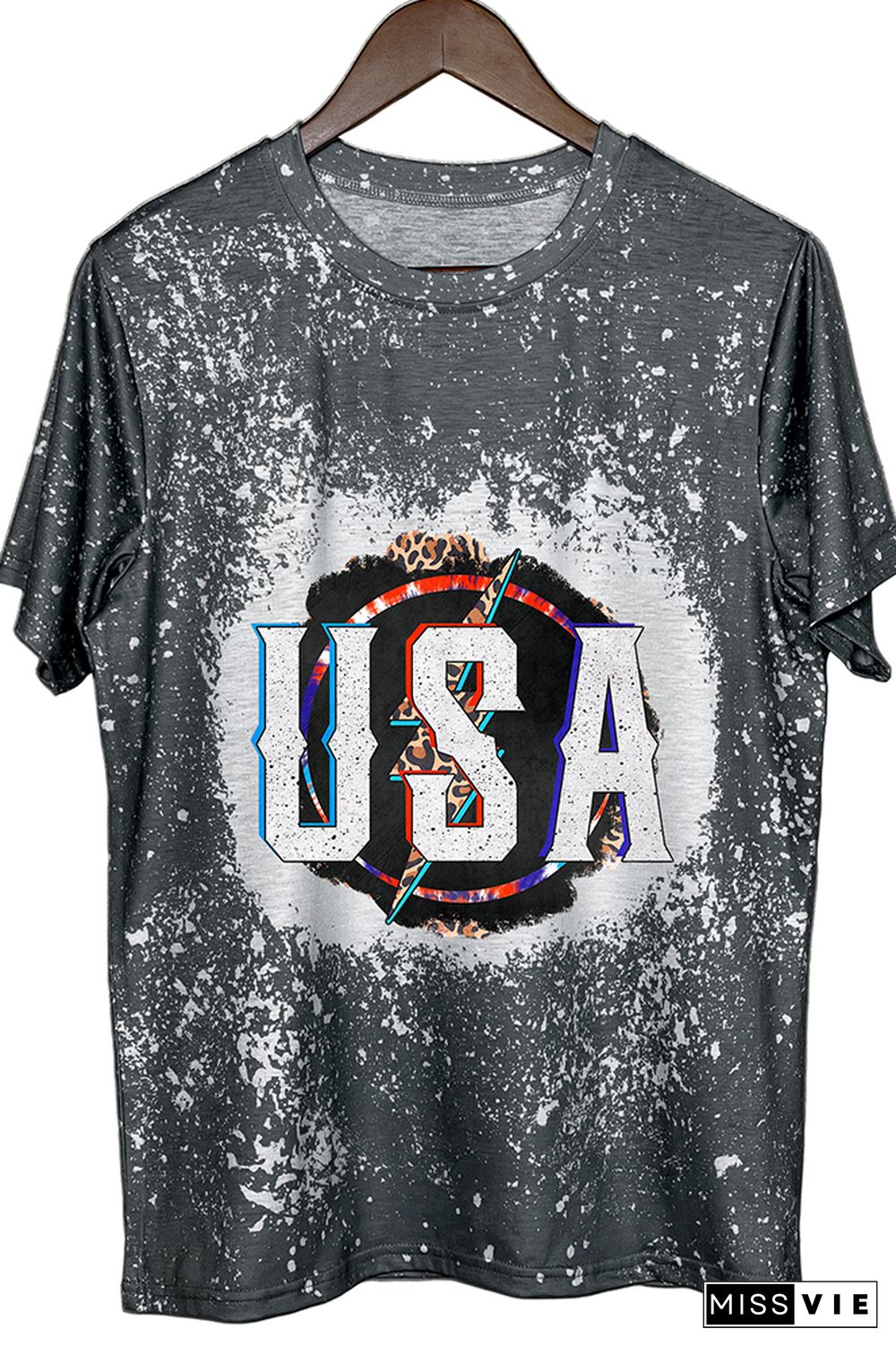 USA Lightning Graphic Tee Wholesale