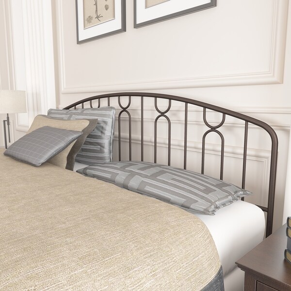 Hillsdale Furniture Riverbrooke Bronze Metal Arch Scallop Headboard - - 34579194