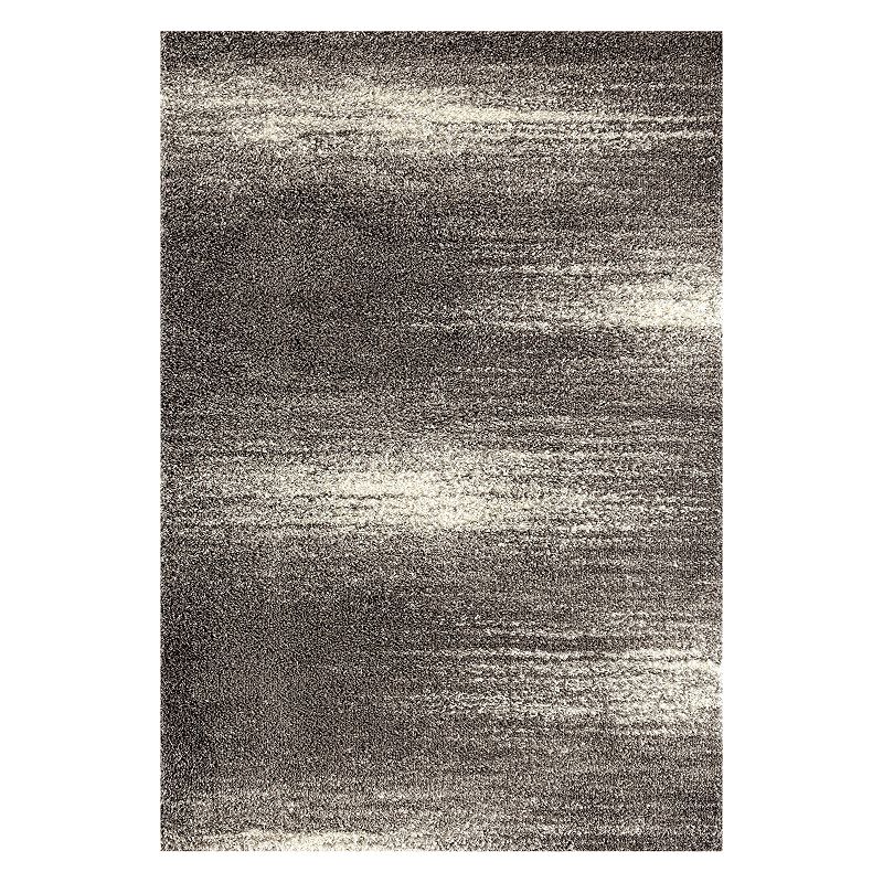 World Rug Gallery Florida Contemporary Ombre Abstract Shag Rug