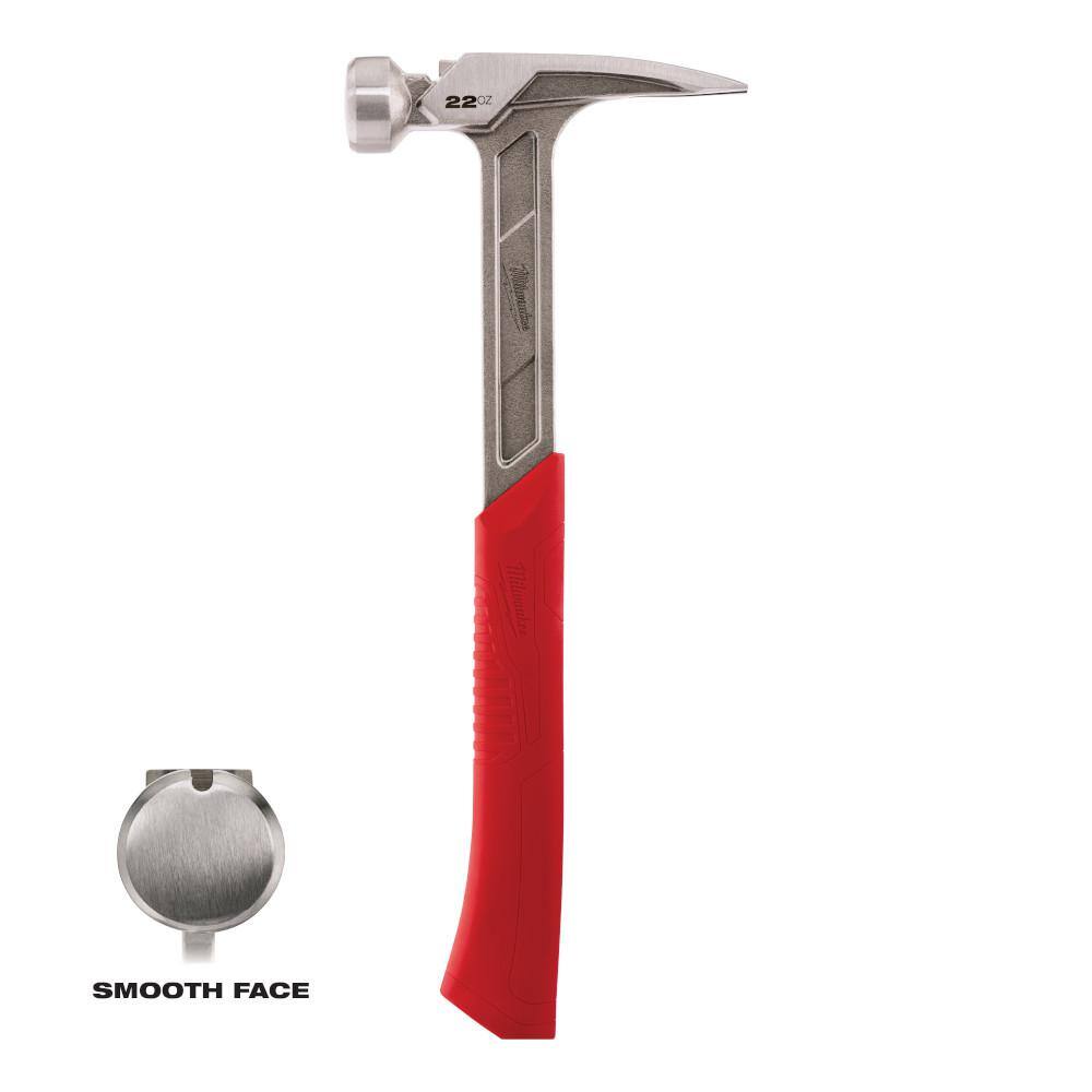 MW 22 oz. Smooth Face Framing Hammer 48-22-9023