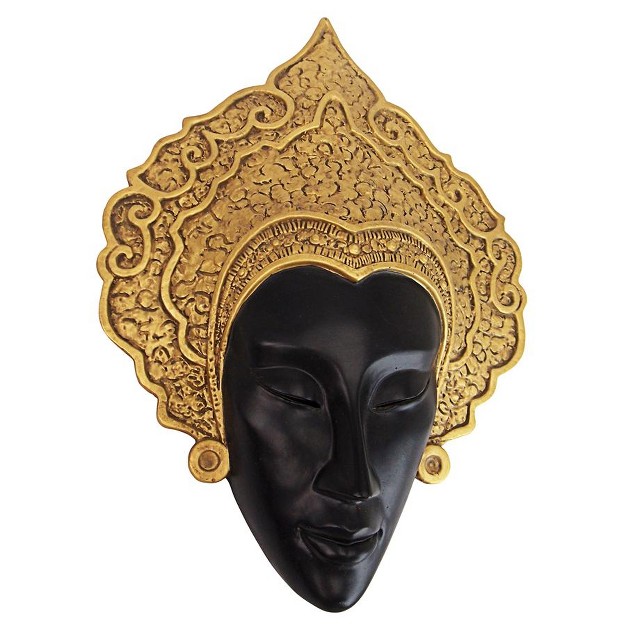 Design Toscano Thai Court Dancer Mask Wall Sculpture