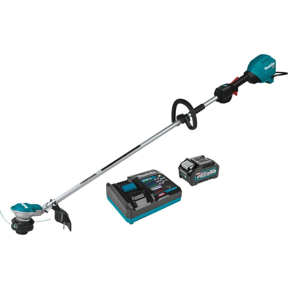 Makita 40V max XGT Brushless Cordless 15 in. String Trimmer Kit (4.0 Ah) GRU01M1