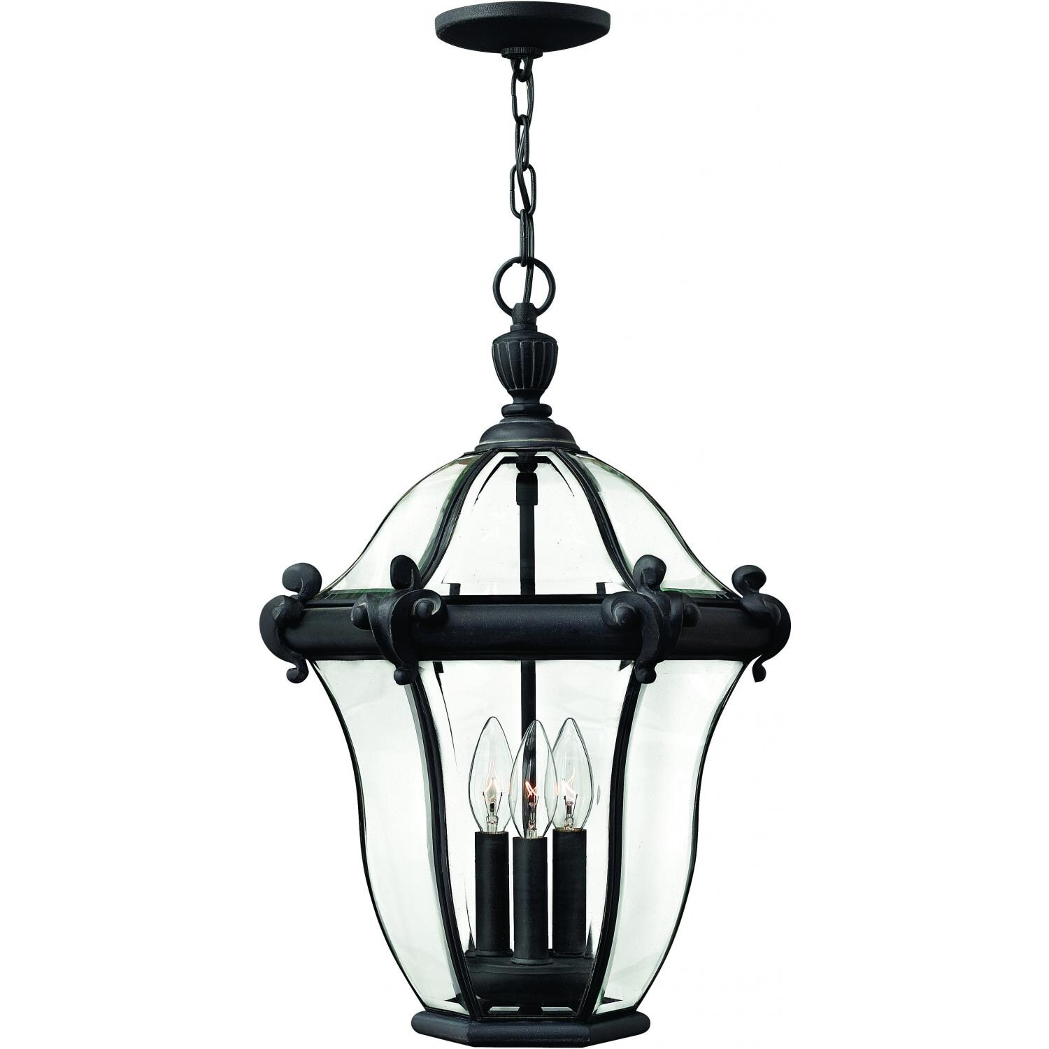 Hinkley Lighting San Clemente Three Light 22-Inch Outdoor Hanging Lantern