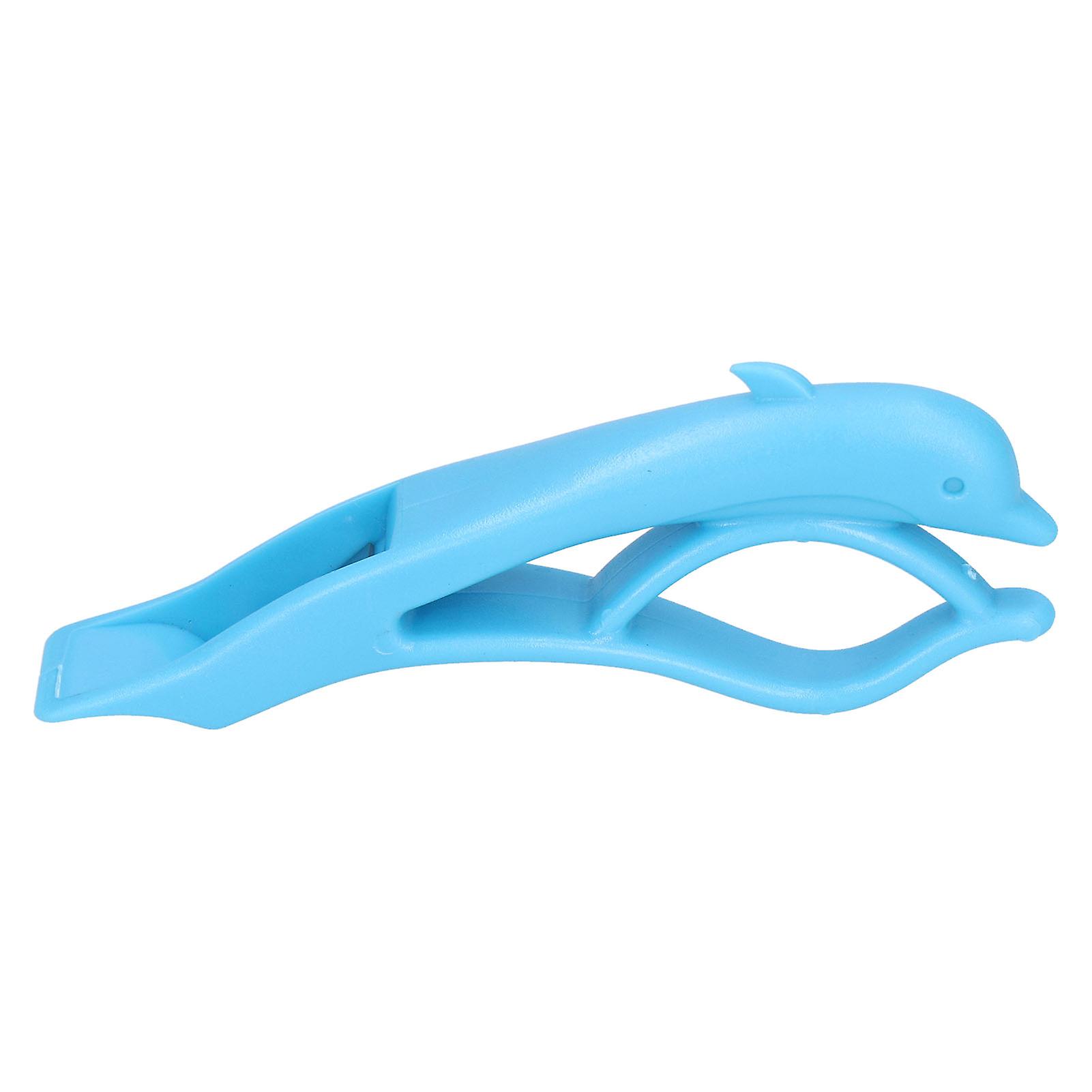 Dolphin Shaped Fruit Peeler Manual Multifunctional Household Peeler Kitchen Tool for Pear PotatoBlue