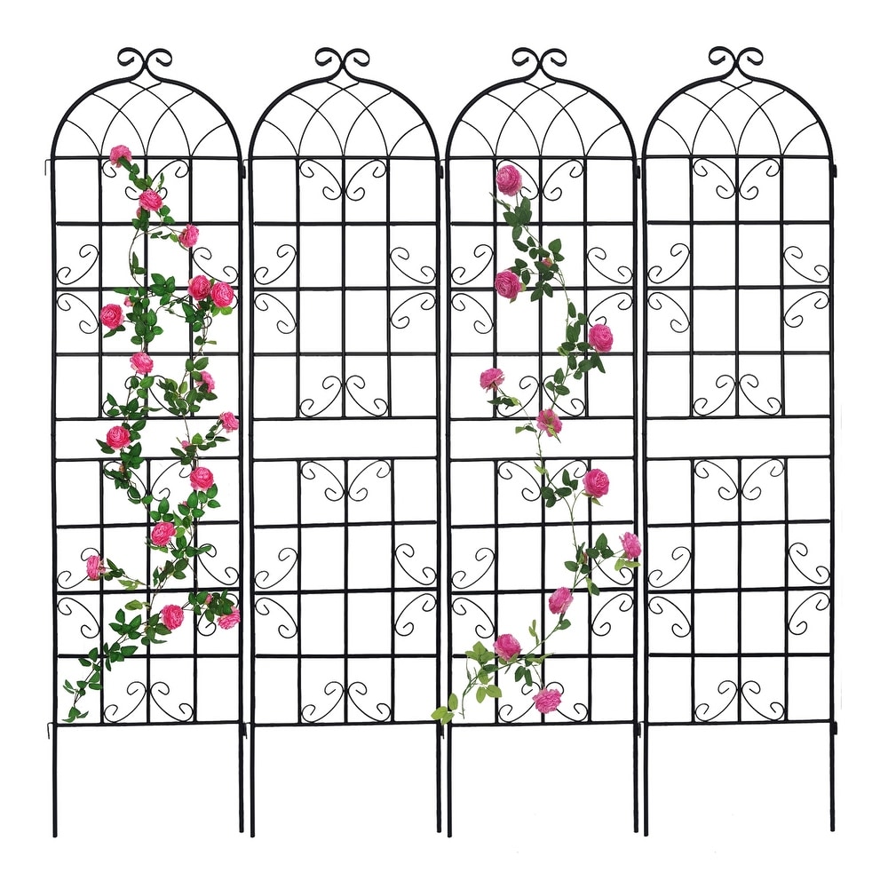 4 Pack Metal Garden Trellis 86.7\