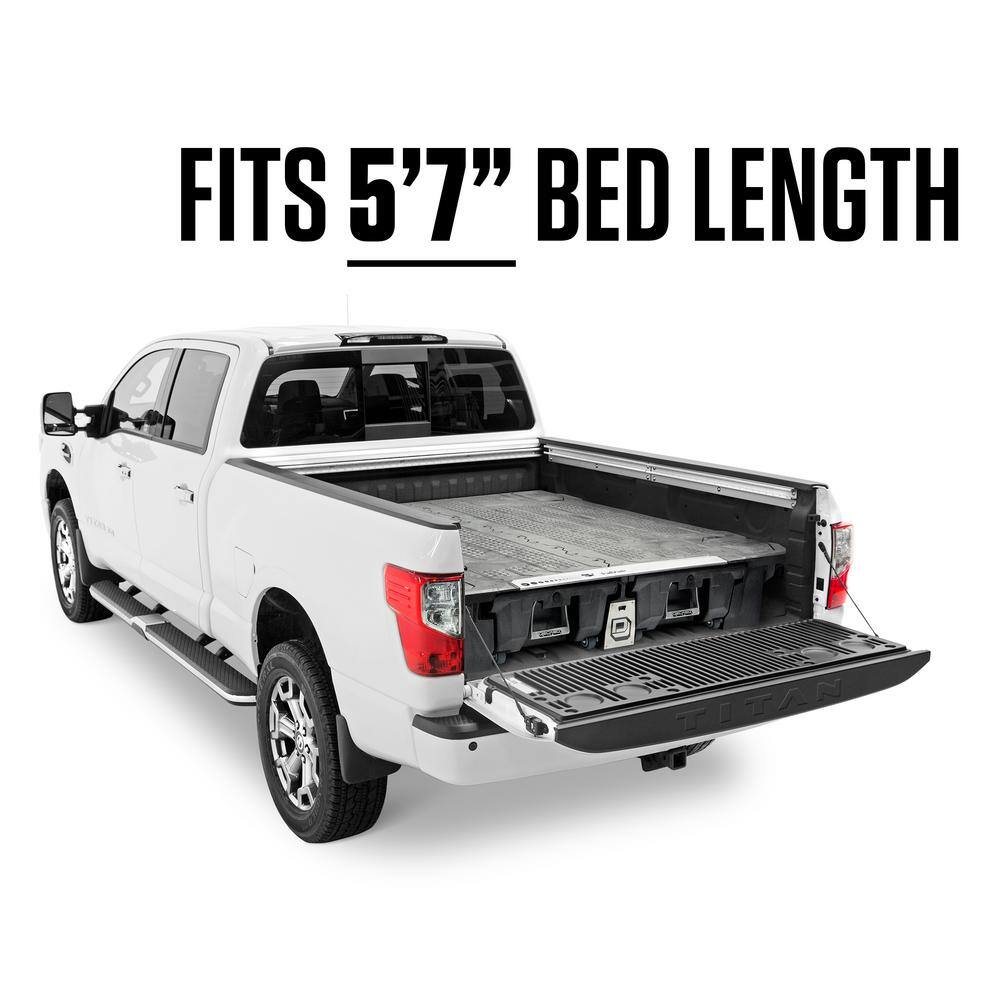 DECKED 5 ft. 7 in. Bed Length Pick Up Truck Storage System for Nissan Titan (2004 - 2015) DN1