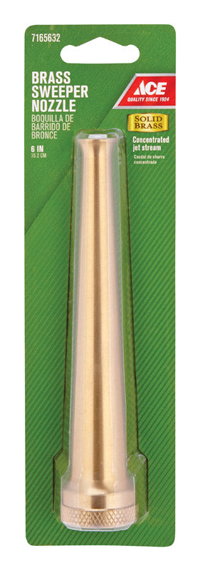 NOZZLE SWEEPER BRASS 6