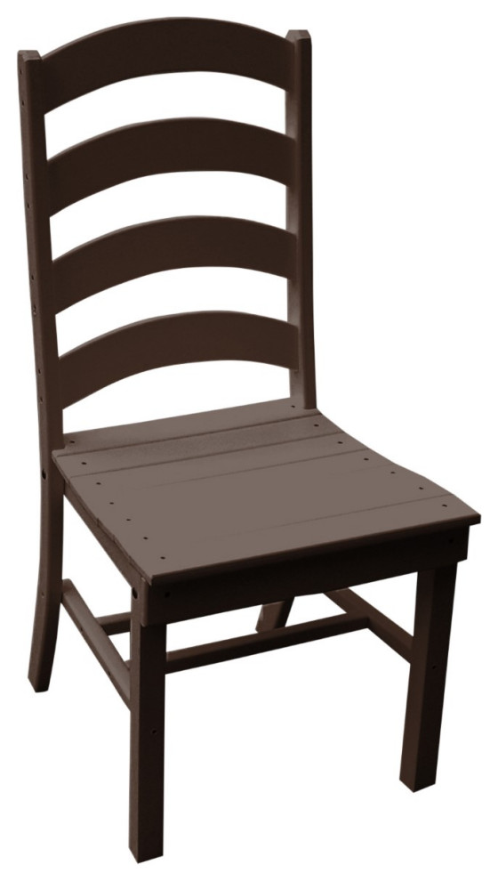 Poly Lumber Ladderback Dining Chair   Transitional   Outdoor Dining Chairs   by Furniture Barn USA  Houzz