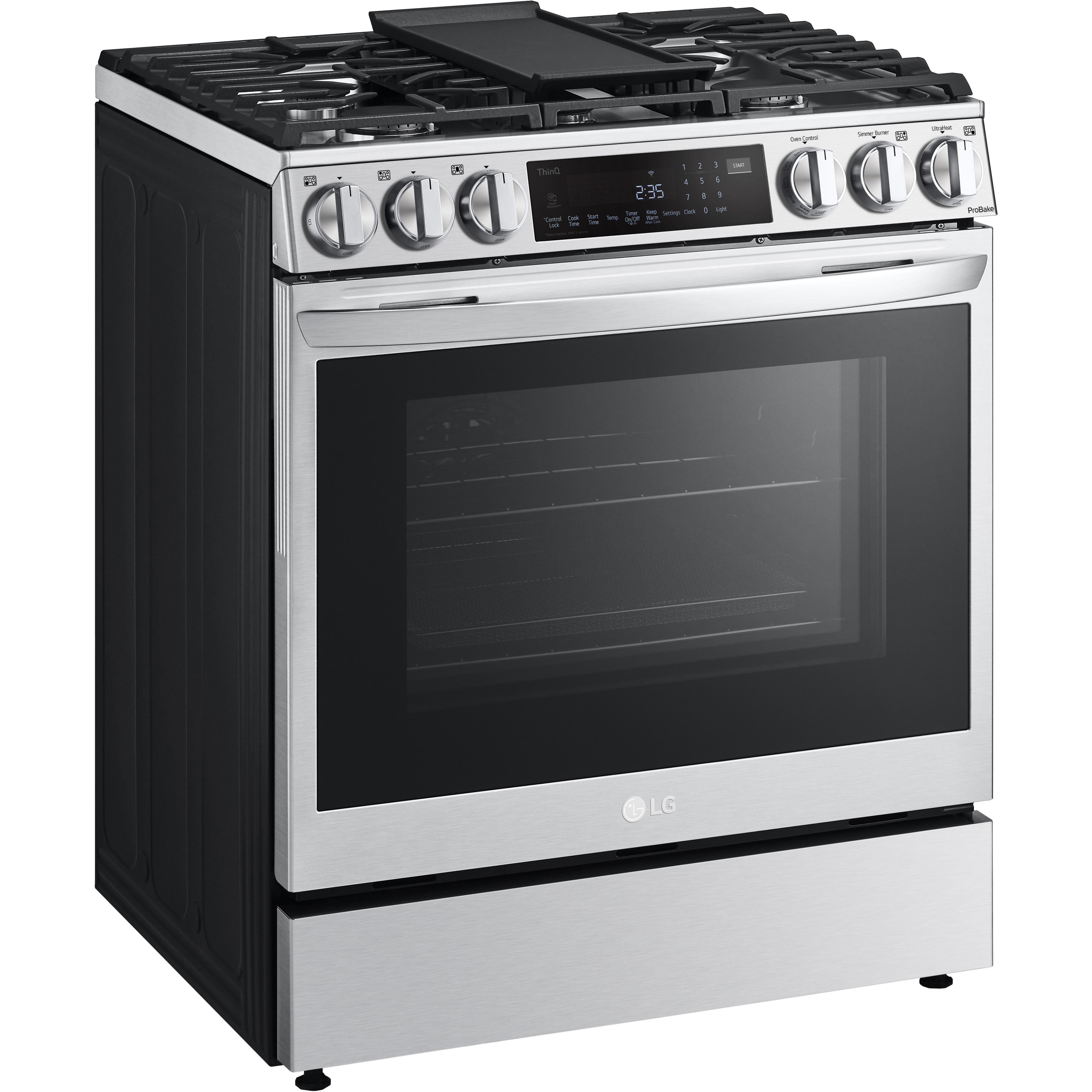 LG 30-inch Slide-In Gas Range with Air Fry LSGL6335F