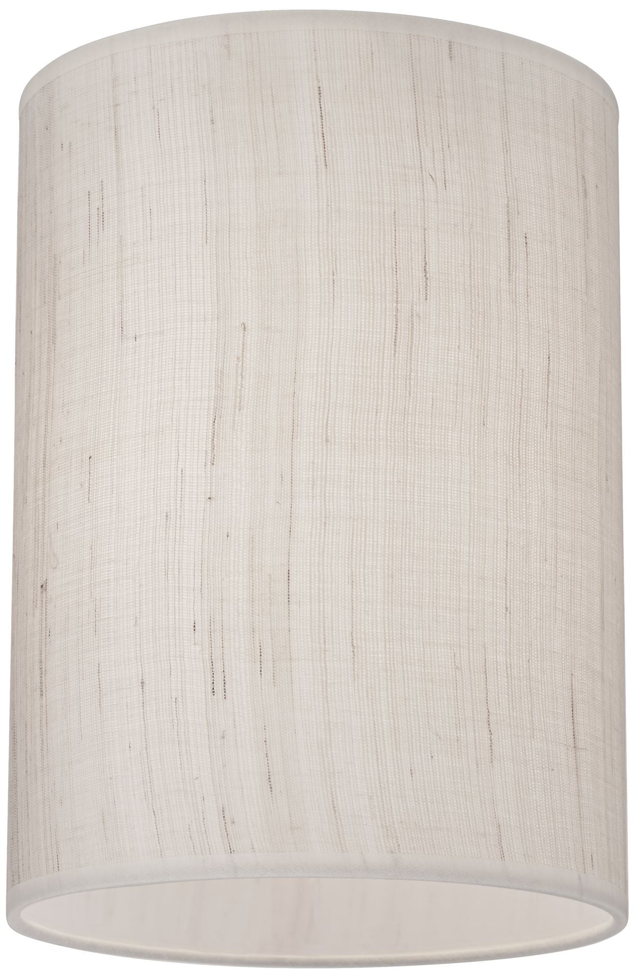 Brentwood Ivory Linen Small Drum Cylinder Lamp Shade 8