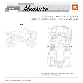 Classic Accessories X-Large ATV Storage Cover in Olive 15-056-051404-00