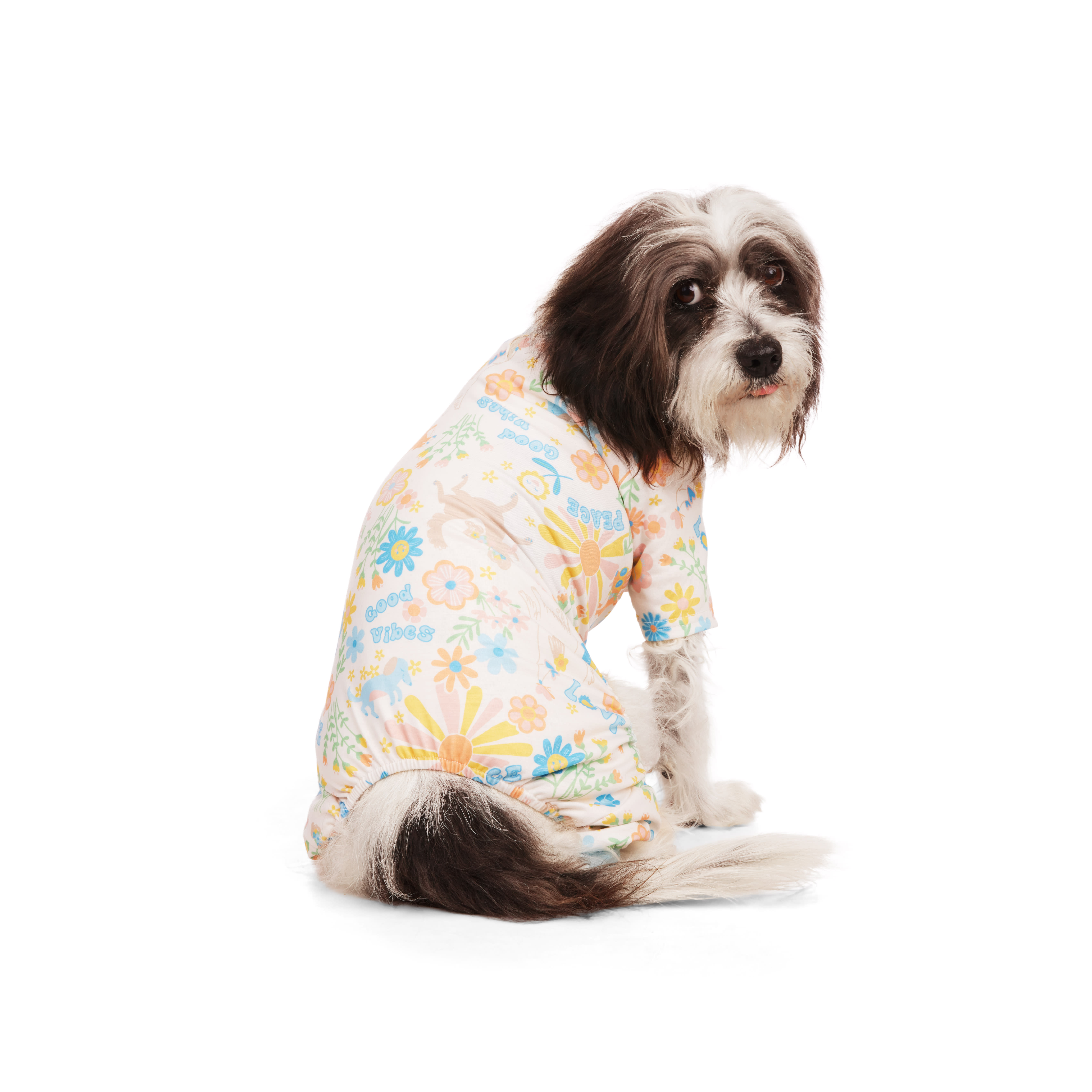 YOULY Hippie Pup Dog Pajamas， X-Small