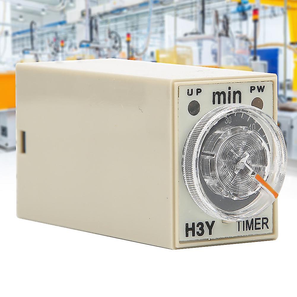 H3Y-2 Delay Timer 8 Pin Timer Relay 0~60 Minutes Dial Type 5A for Multiple Purpose <br>(220VAC )