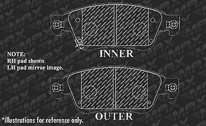 [F] Rotors w/M1 Ceramic Pads Geomet OE Brakes (Fits: 2008 09 10 11 12 2013 G37)