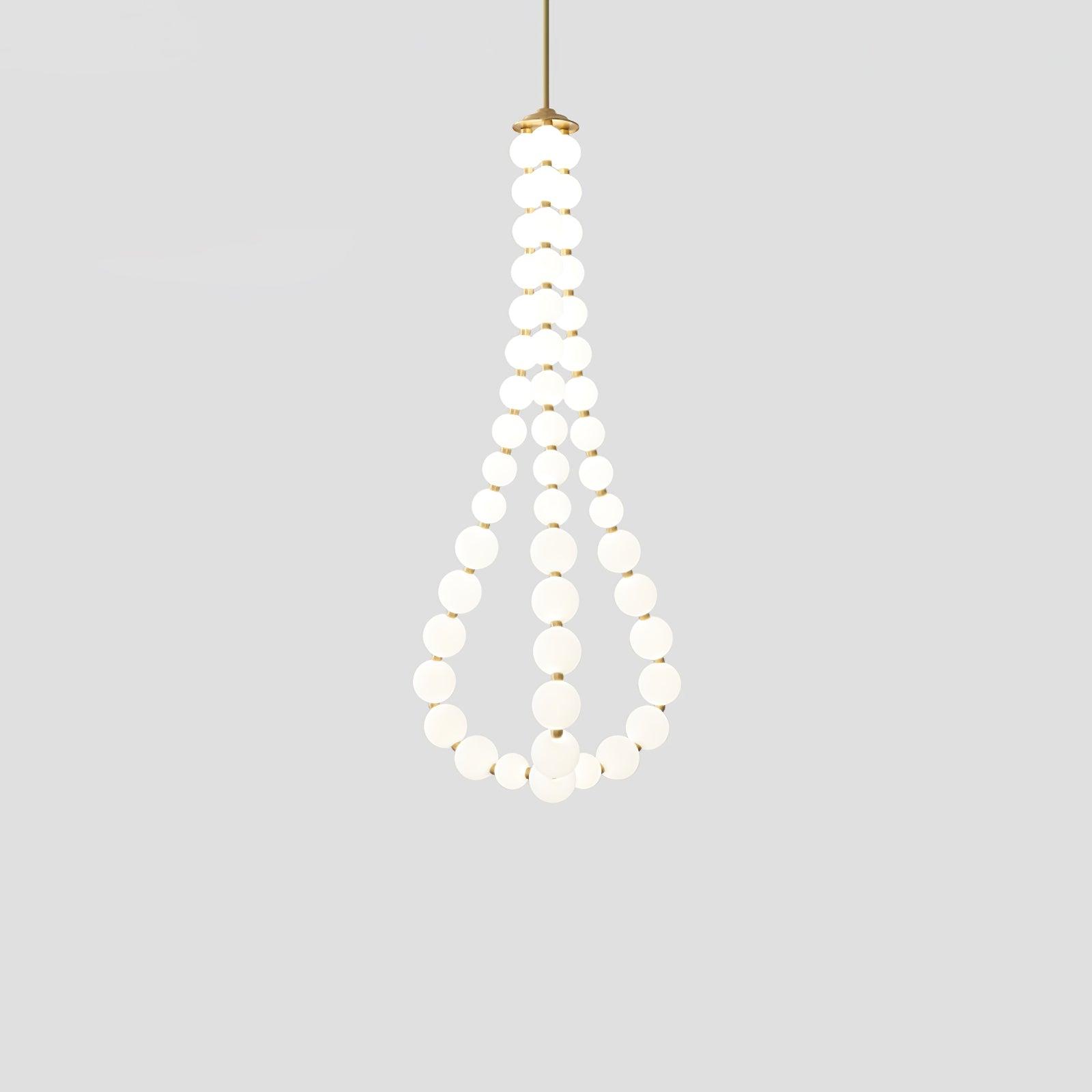 Acrylic Pearl Necklace Chandelier