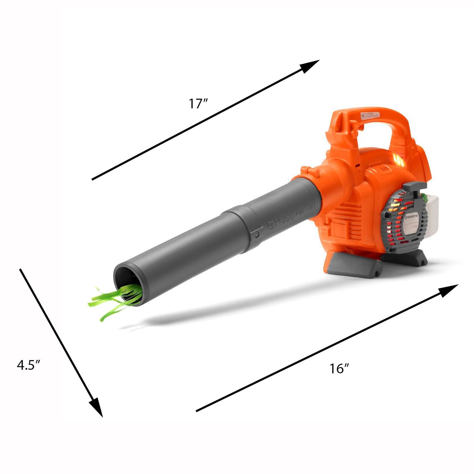 Husqvarna Kids Toy Battery Operated Leaf Blower + Lawn Trimmer Line + Chainsaw